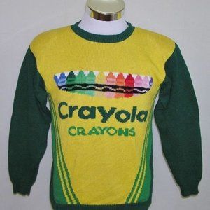 ISO VINTAGE EAGLES EYE CRAYOLA SWEATER